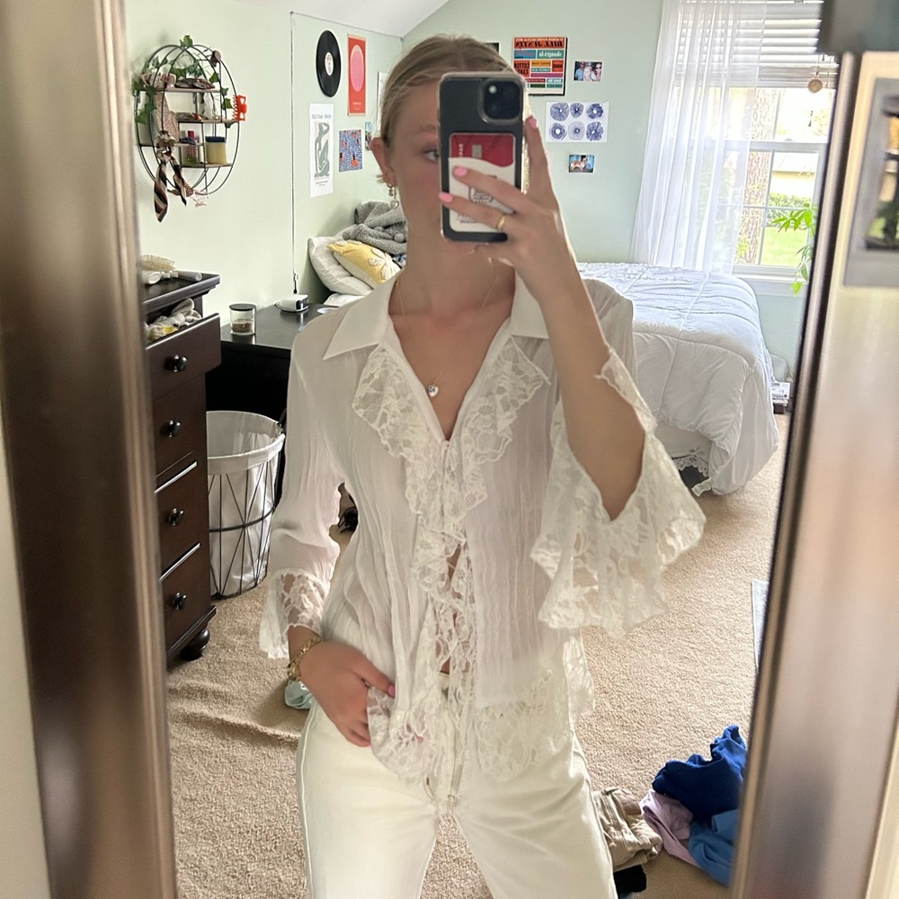 Vintage lace blouse